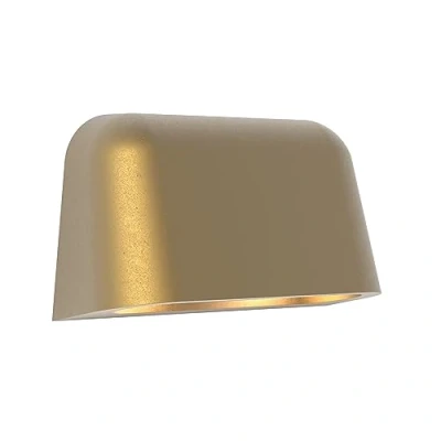 Image of Astro Mast Twin Dimmable Outdoor Wall Light IP44 Rated (Antique Brass), GU10 LED Lamp, Designed in Britain 1317017 3 Years Guarantee