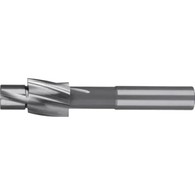 Image of RUKO HSS Flat Counter Sinker with Fixed Guide, Fine Grade for Through Hole, DIN 373, Bright Finish, 20.0 mm Diameter, 100.0 Length, R102407