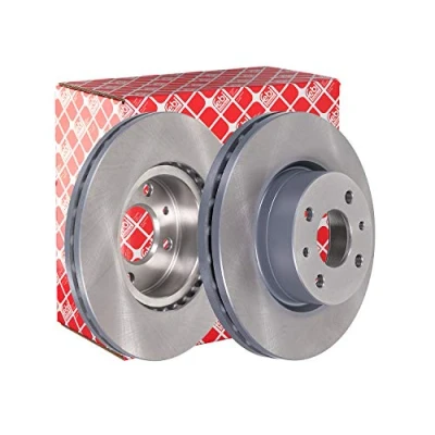 Image of 71739639 Brake disc FEBI BILSTEIN 43879 Front Axle 257,3mm 22mm 4 Hole 98mm internally vented Coated LANCIA: Thema Saloon
