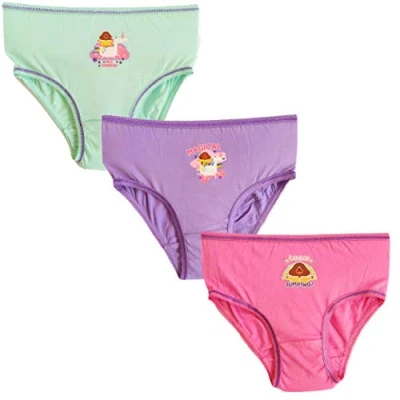 Image of Hey Duggee Girls Pants Knickers Pack of 3 18 24 Months to 4 5 Years (4 Years)