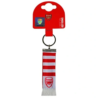 Image of Arsenal Football Club Bar Scarf Keyring Gift