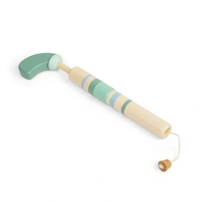 Image of Bigjigs Toys Pop Gun (Green Handle) Classic Wooden Toy, Retro Pocket Money Gifts For Girls &amp; Boys, Kids Party Bag Fillers, Age 3 Years Old +