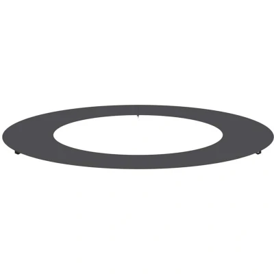 Image of vidaXL Plastic Planter Black Large Decorative Inlays