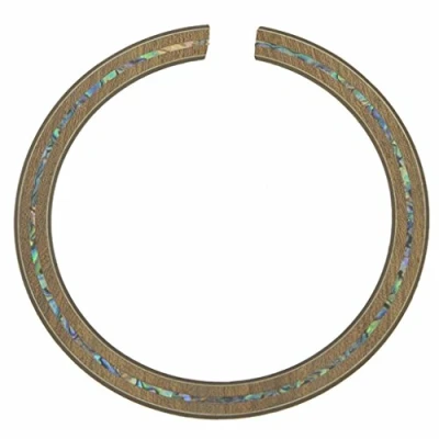 Image of Dopro Qaulity Acoustic Guitar 110 * 12 0.8mm Soundhole Sapelli Rosette Full Abalone Shell Inlay