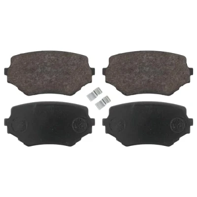 Image of 5510165D10000, 5510265D10000, 5520065D10, 5520065D10000, 5520065D11 Brake pad set BLUE PRINT ADK84222 Front Axle with acoustic wear warning