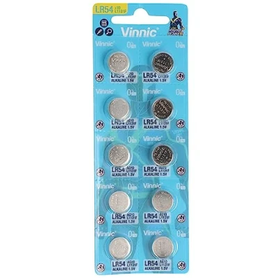 Image of Vinnic LR1131 AG10 Battery PK10