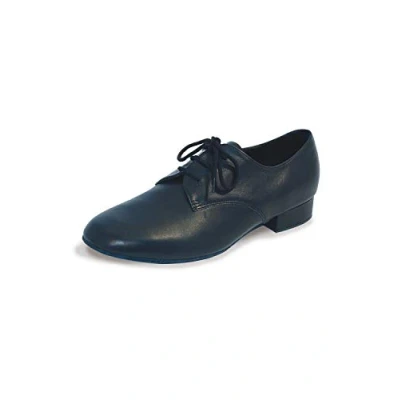 Image of Roch Valley Zeus MenS Ballroom Leather Shoe 1.2 inch Heel Black EU 42.5 UK 8.5