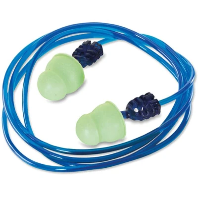 Image of Corded Foam Ear Plugs Snr 36 Green