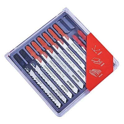 Image of Amtech M1850 10 Piece Mixed Jigsaw Blades with T Slot Fitting