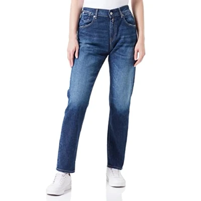Image of REPLAY Women&#039;s Marty Jeans, 009 Medium Blue, 26W x 30L