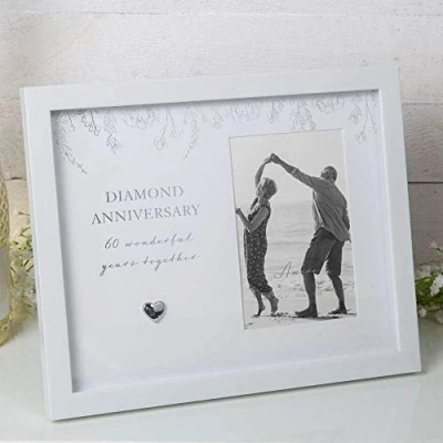 Image of Amore Wedding Anniversary 60th Photo Frame 6 X 4 Range By Julianna