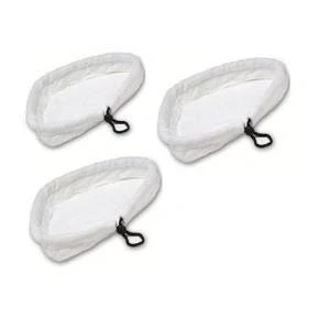 Image of Microfibre Washable Cloth Pads to fit Vax Steam Mops (Pack of 3)