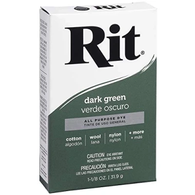 Image of Rit Dye Powder Dark Green, Fabric, Multi, 1