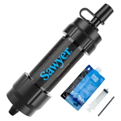 Image of Sawyer Products SP105 Mini Water Filtration System, Single, Black