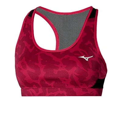 Image of Mizuno Women&#039;s Alpha Graphic Bra, Persian Red, XS