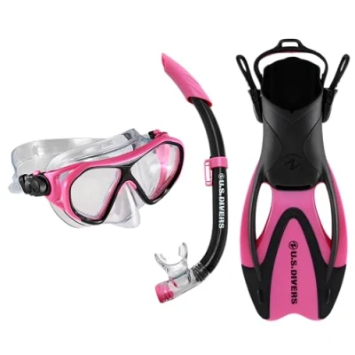 Image of US Divers SET DORADO II JR PINK BLACK M