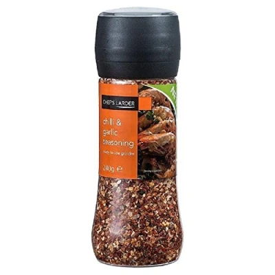 Image of Chef&#039;s Larder Chilli &amp; Garlic Seasoning 240g x 2 (480g)