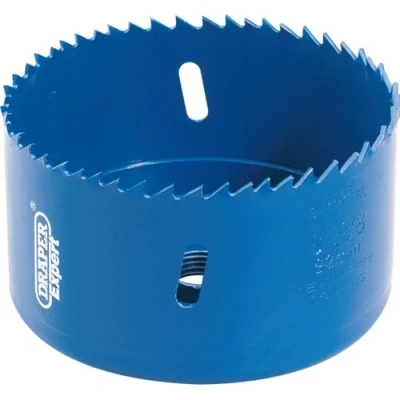 Image of Draper 41091 Expert HSS Bi Metal Holesaw Blade, 92mm, Blue
