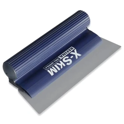 Image of REFINA X Skim Skimming Blade 12 (300mm) Plastering Spatula with Interchangeable Plastic Plazi Roll Grip Rendering, Flooring, Drywalling &amp; Tools