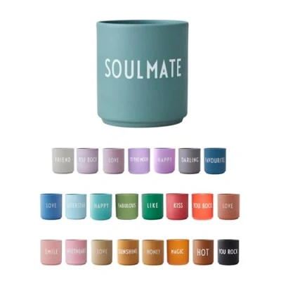 Image of Design Letters Coffee cup Christmas Gifts for Women &amp; Men Porcelain Mug Decorations, Table Decoration Presents Tea Novelty 250 Ml