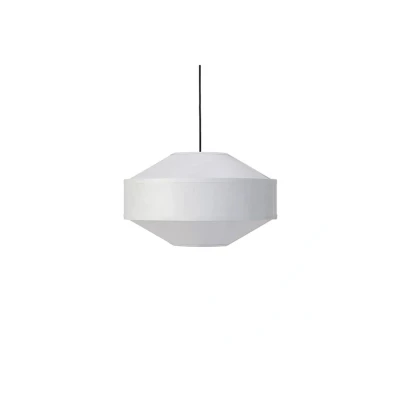 Image of New Works pendant light Kite, Ø 55 cm, white, 3 bulb, fleece