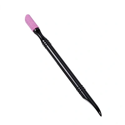 Image of Nail Art Cuticle Remover Exfoliating Polish Quartz Pusher Stick Pen Manicure Pedicure Repair Tool