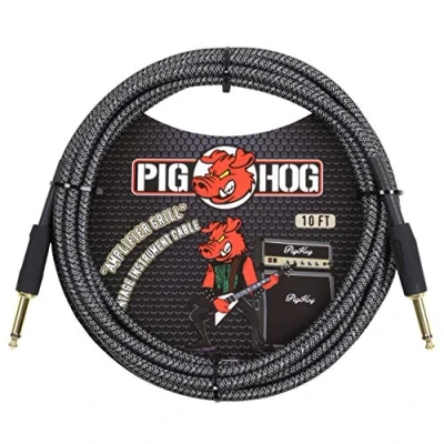 Image of Pig Hog Vintage Serie Instrumentenkabel, Amplifier Grill, 3m/10ft, 6.35 (1/4) auf (1/4), Hochwertige Qualität, Gewebt