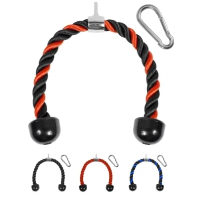 Image of Yes4All UTZ9 Tricep Rope, 68.6 cm Red Black