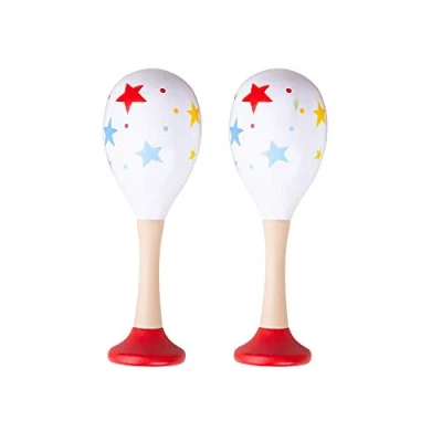 Image of Bigjigs Toys Wooden Junior Maracas Children&#039;s Musical Instruments