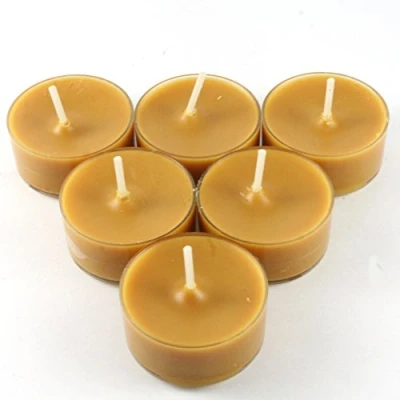 Image of Handmade Premium Quality Highly Scented 6 Tea Light Candles (Christmas Spice)