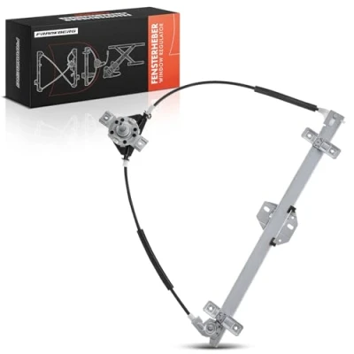 Image of Frankberg Manual Window Regulator Without Motor Front Left Passenger Side Compatible with Golf Mk II All Engine Hatchback 1988 1992 J.e.t.t.a Saloon Replace# 191837401B