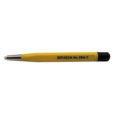 Image of BERGEON Hand Scratch Brush 2834 Pencil Shape Replaceable for Fine Cleaning Watch Cases, Fibreglass