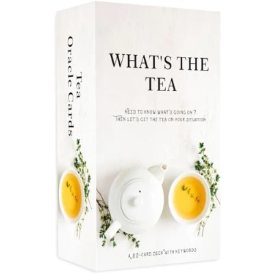 Image of QCFQCF What&#039;s The Tea? Relationships Oracle Cards, Life Deck, Cards Deck for Beginners, Interpreting Our Career and