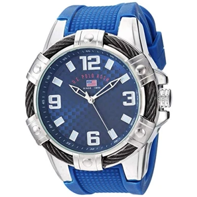 Image of Accutime Men Analog Digital Quartz Watch with Rubber Strap US9681AZ