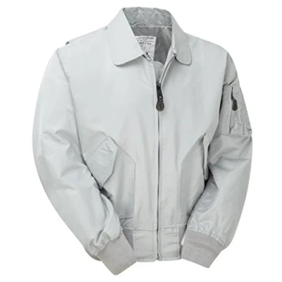 Image of MA2 CWU Flight Unpadded Light Bomber Jacket Silver (M)