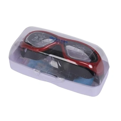 Image of Endless EL1007 Premium Swimming Goggle With Anti Fog and UV Protection Brown Material : Silicon, PU Stylish 180 Degree Wide View Glasses Soft Silicone Gasket for Leak Proof Hard Case