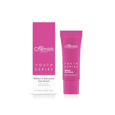 Image of skinChemists Retinol Bakuchiol Eye Serum 15ml to Reduce Puffiness, Fine Lines &amp; Wrinkles Around the Eyes Plant Based Actives for Protective Barrier Firming