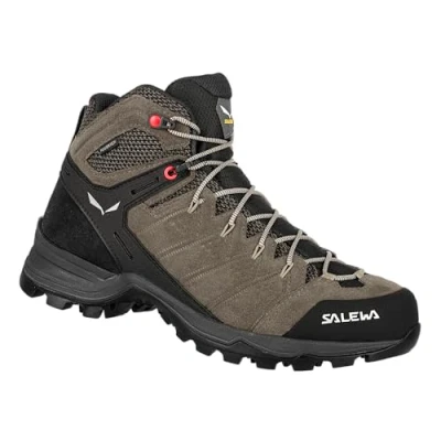 Image of Salewa WS ALP MATE MID PTX Hiking shoes, Women&#039;s, Size: 5, Brindle/oatmeal Leather and textile