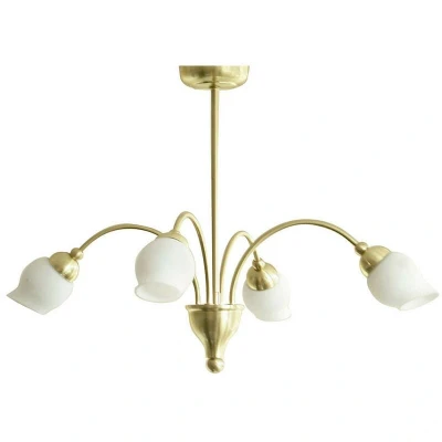 Image of Rimini Pendant 4 Light G9 Satin Brass