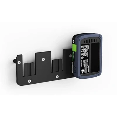 Image of NewGround Designs Battery Wall Mount Suitable for Festool 18 V Batteries Holder (3 Batteries) Including Screws and Dowels [Made in Germany]