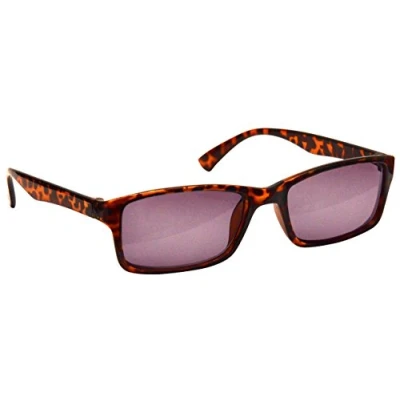 Image of OPULIZE Brown Tortoiseshell Reading Sunglasses UV400 Designer Style Mens Womens S92 2 +2.00