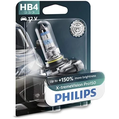 Image of 000000000069, N000000000069 Light Bulbs PHILIPS 9006XVPB1 HB4 12V 51W P22d Halogen BMW: 3 Saloon, Coupe, Touring, VOLKSWAGEN: Polo V Hatchback