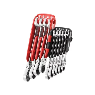 Image of Facom Pocket 467BF.JP10PB Set of 10 Ratchet Combination Spanners in Case