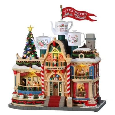 Image of Lemax Christmas Village Tea With Mrs. Claus 35018