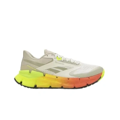 Image of Reebok Men&#039;s FLOATZIG Adventure 1 Running Shoes, Alabaster/Classic Beige/Digital Lime, 9 UK