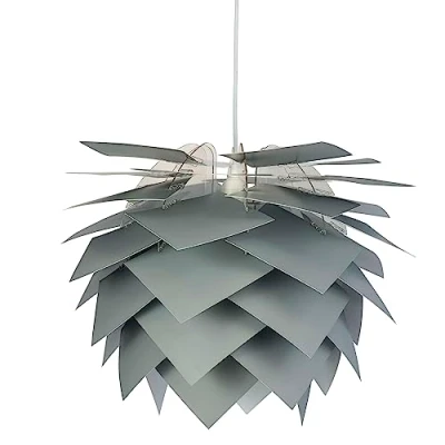 Image of Dyberg Larsen Illumin Grey Hanging Pendant, 45 cm Diameter