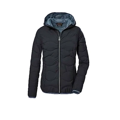 Image of G.I.G.A. DX Women&#039;s Quilted Jacket with Hood/Functional is Water Repellent GW 21 WMN QLTD JCKT, Dark Navy, 44, 39845 000