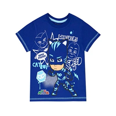 Image of PJ Masks Boys Catboy T Shirt Blue Age 8 to 9 Years