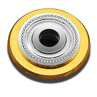 Image of WANGCL Tile Cutter Wheel Tungsten Carbide High Hardness Alloy Cutting Suit for Glass Cutters Hand Mosaic Gold 50000M