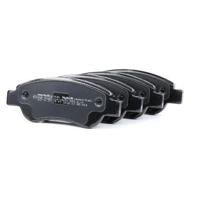 Image of 1611456980, 1617264880, 425327, 425328, 425474 Brake pad set METELLI 22 0637 0 excl. wear warning contact TOYOTA: Aygo, CITROËN: C1 I, II